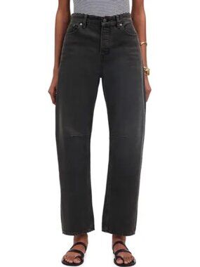 Madewell The Darted Barrel Leg Jeans